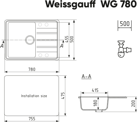  Weissgauff WG 78003 Sand 