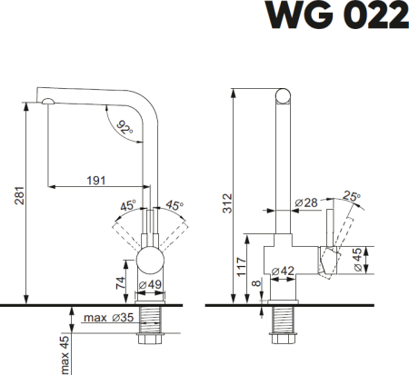  Weissgauff WG 022304 Steel