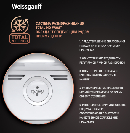        Weissgauff WSBS 697 NFBX Inverter Ice Maker
