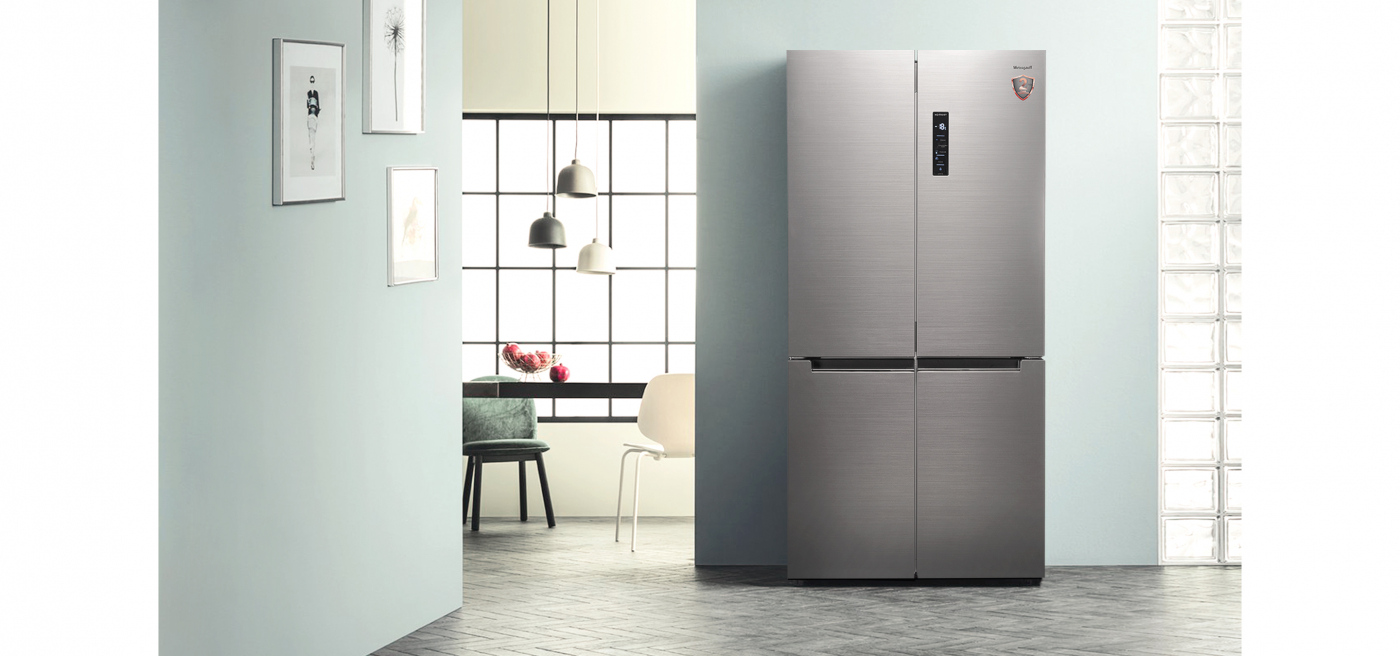 Отдельностоящий холодильник Weissgauff WCD 586 NFX