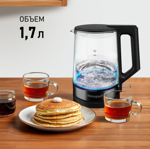 ������ ������������� Weissgauff WK 1700 EcoGlass Nero