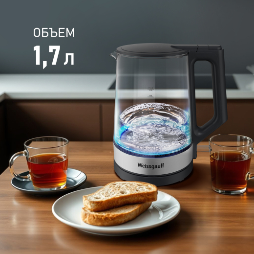 ������ ������������� Weissgauff WK 1700 EcoGlass Graphite