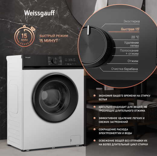 C��������� ������ � ���������� � ����� Weissgauff WM 45128 Inverter Steam