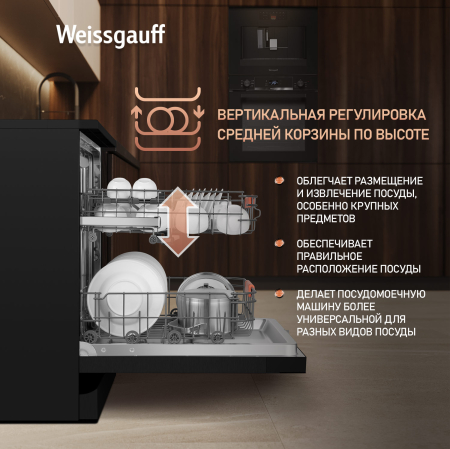     Weissgauff DW 996 Touch Inverter Dual Fan Dry