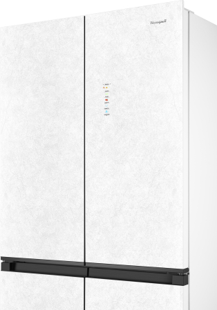 ��������������� ����������� � ���������� Weissgauff WCD 450 White Rock Glass NoFrost Inverter