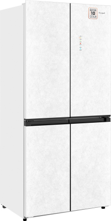 ��������������� ����������� � ���������� Weissgauff WCD 450 White Rock Glass NoFrost Inverter