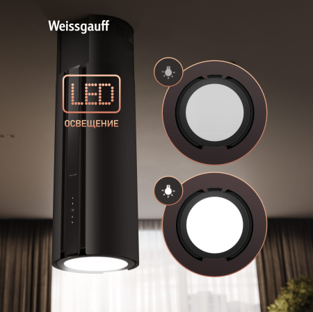      Weissgauff Sun 1400 Island BLDC Black