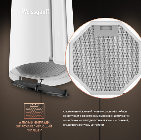      Weissgauff Sun 1400 Island BLDC White