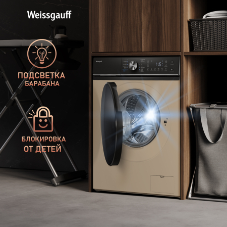 C      Weissgauff WM 47148 DC Inverter Steam Champagne