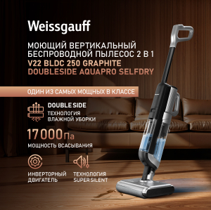        (2  1) Weissgauff V22 BLDC 250 Graphite DoubleSide AquaPro SelfDry