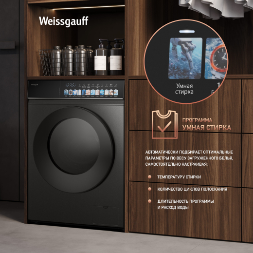 C��������� ������ � ������ � ���������� Weissgauff WMD 59211 Touch Inverter Deep Grey