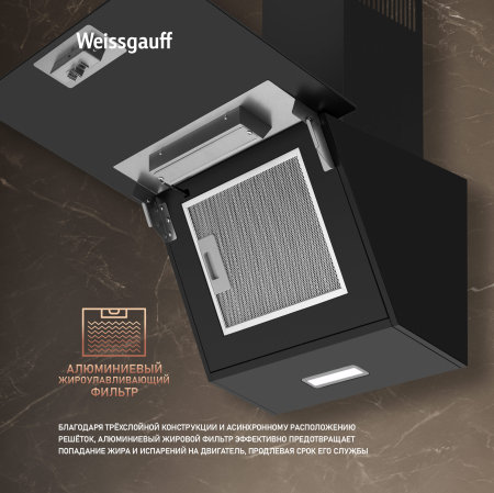   Weissgauff Yota 500 Touch Black Glass