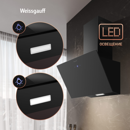   Weissgauff Yota 600 Touch Black Glass