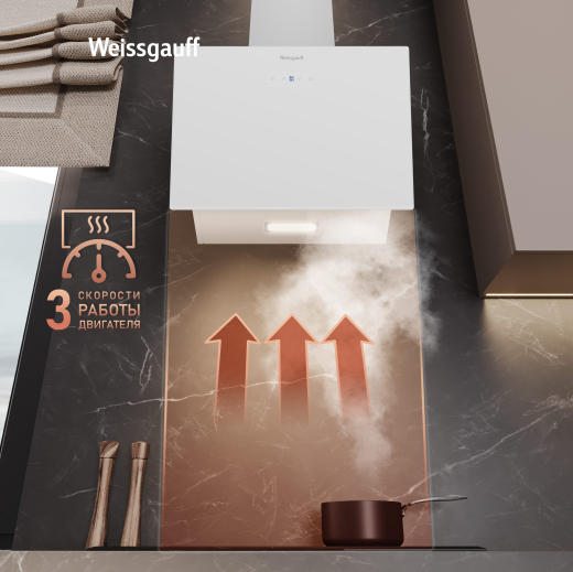 ��������� ������� Weissgauff Yota 500 Touch White Glass