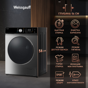    ,    Weissgauff WMD 61211 D Inverter Steam Deep Grey