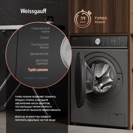 ���������� ������ � ������, ���������� � ����� Weissgauff WMD 61211 D Inverter Steam Deep Grey