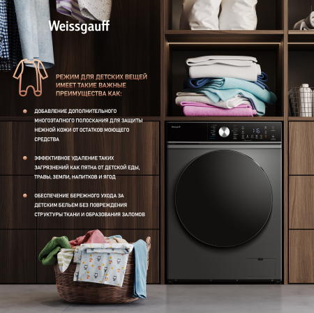 ���������� ������ � ������, ���������� � ����� Weissgauff WMD 61211 D Inverter Steam Deep Grey