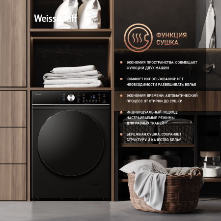 ���������� ������ � ������, ���������� � ����� Weissgauff WMD 61211 D Inverter Steam Matt Black