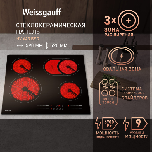 �������� ������ �� ��������� Weissgauff HV 643 BSG