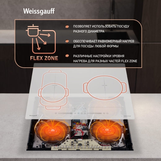 ������������ �������� ������ � ���������� � ��������� Weissgauff HI 642 WSCM