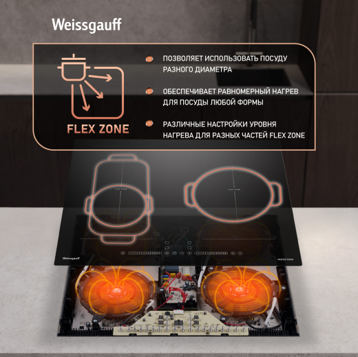 ������������ �������� ������ � ���������� � ��������� Weissgauff HI 642 BSCM