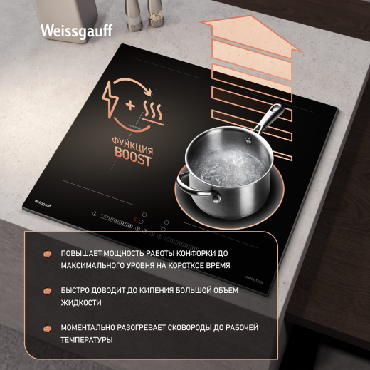 ������������ �������� ������ � ���������� � ��������� Weissgauff HI 642 BSCM