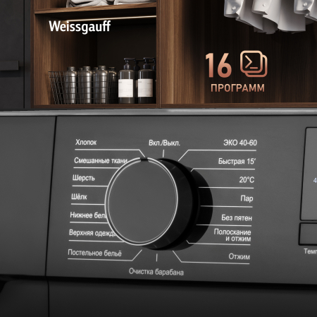 C��������� ������ � ���������� � ����� Weissgauff WM 45127 DC Inverter Steam Grey