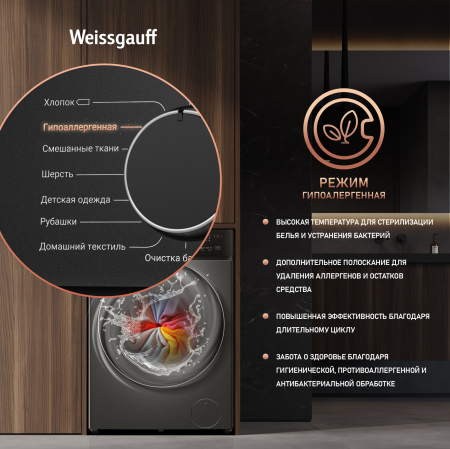 ���������� ������ � ������ � ���������� Weissgauff WMD 4828 Inverter Steam Grey
