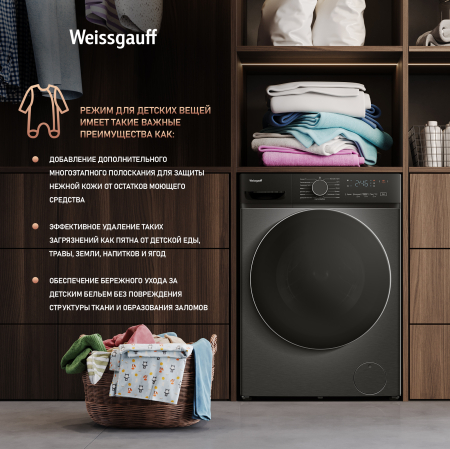 ���������� ������ � ������ � ���������� Weissgauff WMD 4828 Inverter Steam Grey