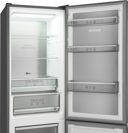 ��������������� ����������� � ���������� Weissgauff WRK 2000 Premium Total NoFrost Dark Grey