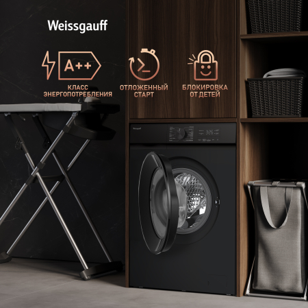 C      Weissgauff WM 39106 Inverter Steam Black