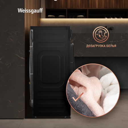 C      Weissgauff WM 39106 Inverter Steam Black