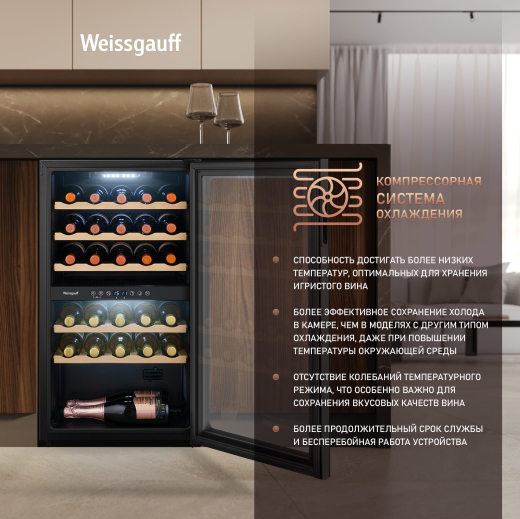 ������ ����������� Weissgauff WWC-29 DB DualZone