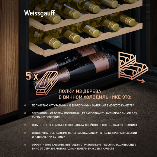 ������ ����������� Weissgauff WWC-29 DB DualZone