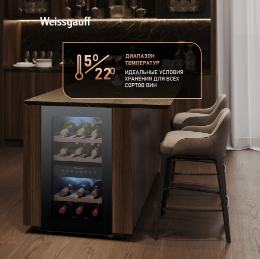 ������ ����������� Weissgauff WWC-16 DualZone Compressor