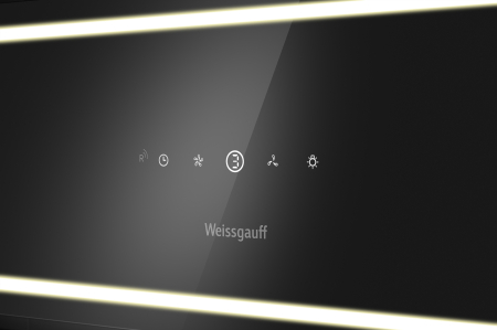    Weissgauff Quadra 600 Touch Black Glass