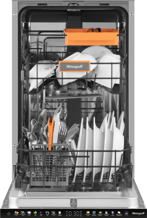 ������������ ������������� ������ � ��������� ������� �� ����, ����-����������� � ���������� Weissgauff BDW 4538 Touch Inverter Autoopen Timer Floor