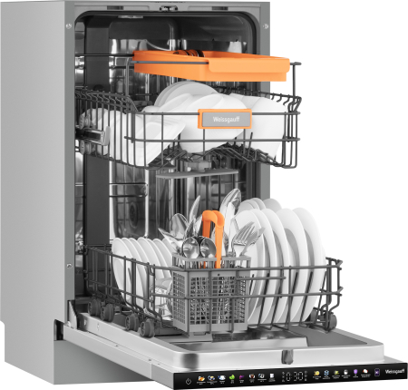 ������������ ������������� ������ � ��������� ������� �� ����, ����-����������� � ���������� Weissgauff BDW 4538 Touch Inverter Autoopen Timer Floor