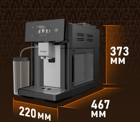 Weissgauff WCM-340 TFT Automatic Touch Cappuccino Nero