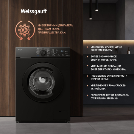 C��������� ������ � ���������� � ����� Weissgauff WM 4527 DC Inverter Steam Black