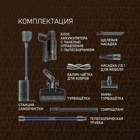 ������������ ������������ ��������������� ������� �� �������� ����������� Weissgauff V23 BLDC 680 Marine X-Treme Turbo Dust Station