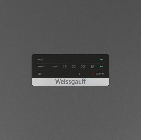 ��������������� ����������� � ���������� Weissgauff WRK 2010 D Inverter NoFrost Dark Grey Soft Close