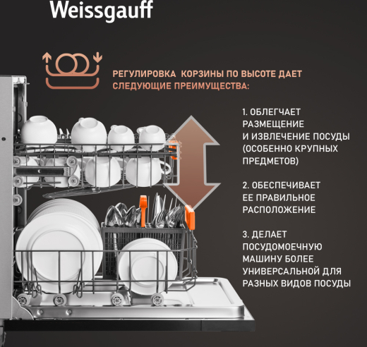 ������������ ������������� ������ � ����� �� ���� Weissgauff BDW 4525 D Infolight