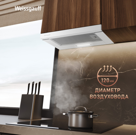    Weissgauff TEL 500 White Glass