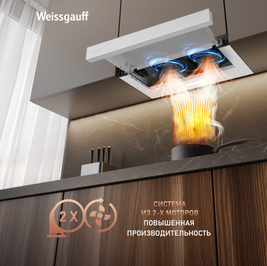 �������� ������������ ������� Weissgauff TEL 600 2M White Glass