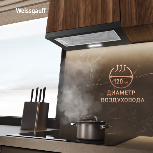 �������� ������������ ������� Weissgauff TEL 600 2M Black Glass