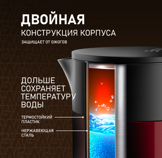 ������ ������������� Weissgauff WK 1510 Rosso BodyCool