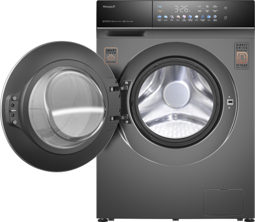 C��������� ������ � ������ �������� ���������� � ����� Weissgauff WM 62210 Direct Drive Touch Inverter Steam Grey