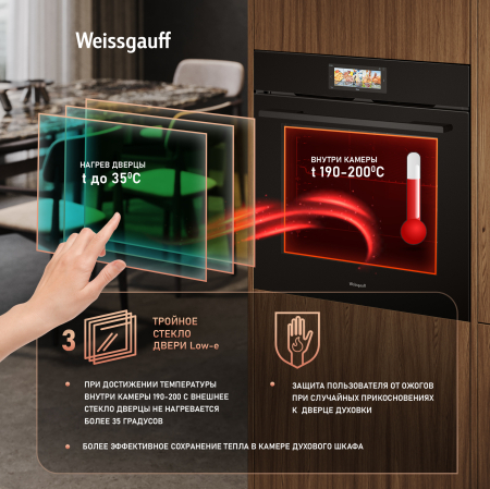 ������� ���� Weissgauff EOM 899 Color Touch Black Matt