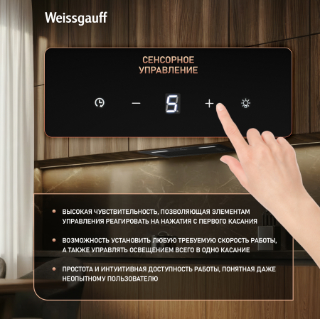    Weissgauff BOX 850 Touch Black Glass